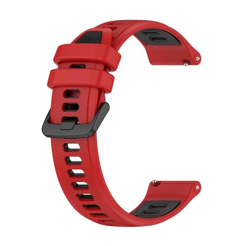 [FOCKOUPGAC] Fit For Huawei 18 20 22mm VREHb`oh(Red Black,22mm width)