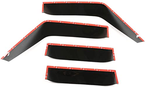 Car Door Window Visor Wind Rain Sun Smoke Guard Deflector Vent Shade Raincoat For Land Rover Defender 90 110 2020-2022 Side Window Deflector Accessories (For Defender 110 (4Pcs)) #TOP6