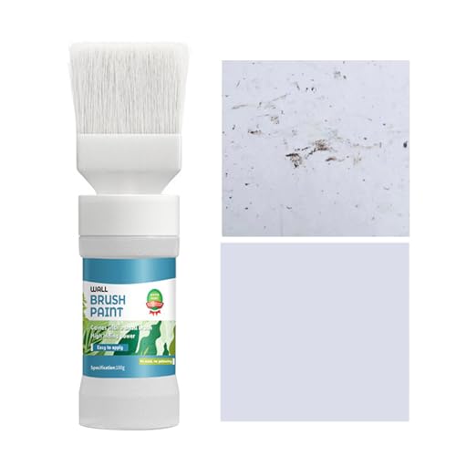 Pintura De Retoque Para Reparación De Paredes: Revestimiento De Secado, Fórmula De Ocultación Rápida De Rayones | Kit De Restauración De Mejoras Para El Hogar, Solución Quitamanchas, Cepillo In