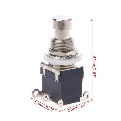 Interruptor de pie de 6 pines para solucionar el control manos libres AC 125V 2