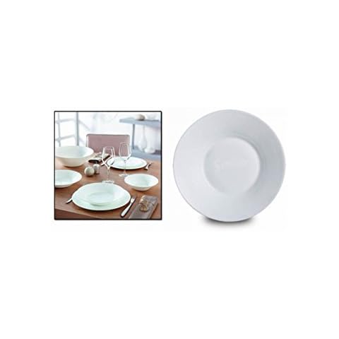 Luminarc Alizee 6 White Deep Plates Cover