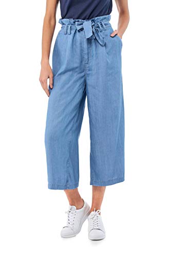 Salsa Vaqueros Charlotte Culotte en Denim Claro Ligero