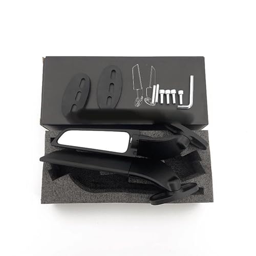 Espejo retrovisor de motocicleta que reduce el viento ajustable para RS457 3