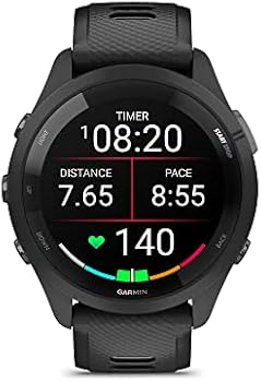 Garmin Forerunner 265 Wi-Fi GPS Sport Smartwatch, Black : Amazon