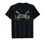 Lacrosse Hoodie Tie-dye Crossed Sticks Head Men Women Boys T-Shirt