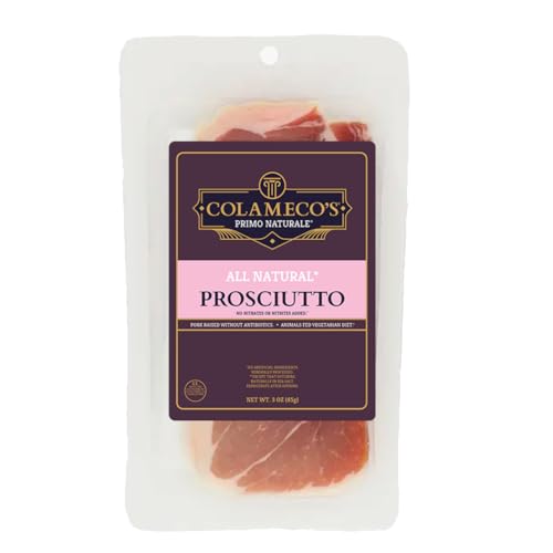 Colameco's All Natural Prosciutto, Authentic Italian-Style Uncured Pork,...