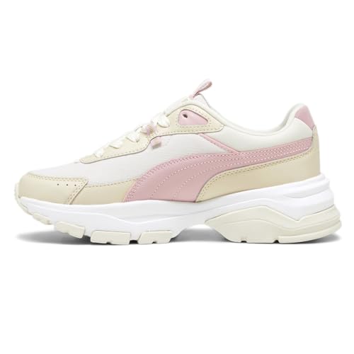 PUMA Womens Cassia Via Lace Up Sneakers Shoes Casual - White3