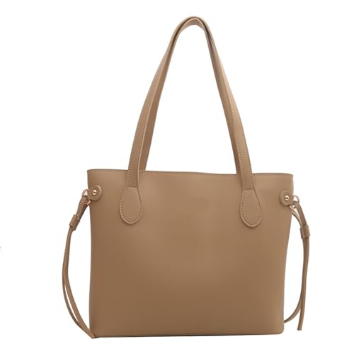 Grand sac à main en cuir synthétique chic pour aller au travail et à l'école