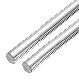 Tige De Guidage Linéaire, Taille: 16 x 500 mm / 0.63 pouce x 19.69 pouce (OD x L); Matériau: Acier 45# Chromé; Dans l'emballage: 2 Pcs x Guides De Mouvement Linéaire