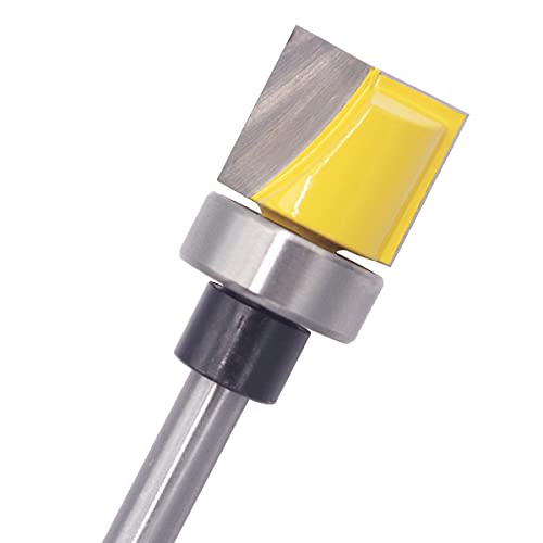 Wolfride 1/4 Inch Shank Grooving Router Bit Template Router Bit Hinge Mortising Router Bit Bowl And Tray Router Bit Round Nose Router Bit 90 Degree V Groove Router Bit (6Pcs) #TOP6