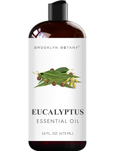 Image of Brooklyn Botany Eucalyptus Essential Oil - Huge 16 Fl Oz - for Candle Making, Soap Making, Diffusers, and Aromatherapy