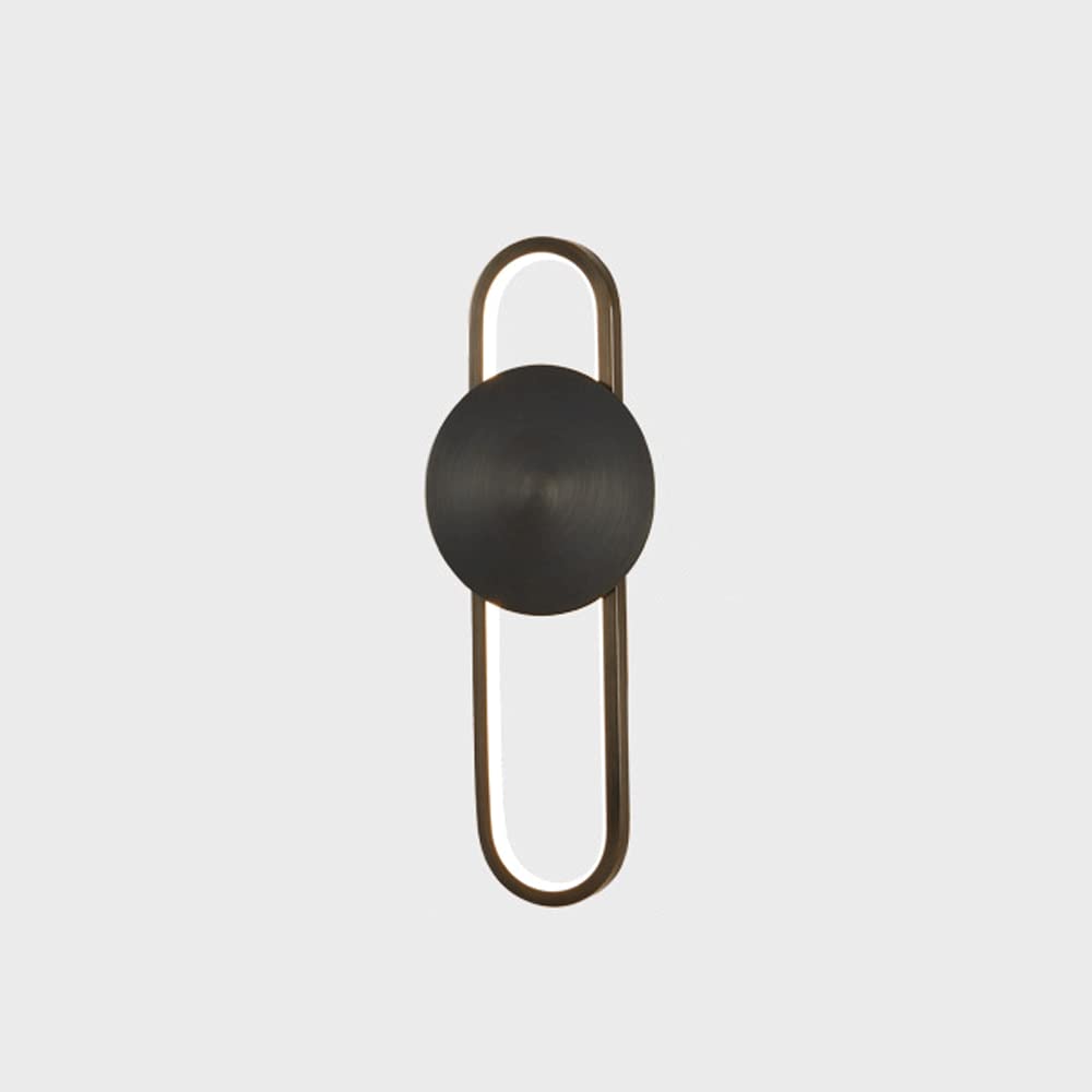 Aplique LED de cobre para iluminar la pared del fondo del pasillo con estilo moderno 1