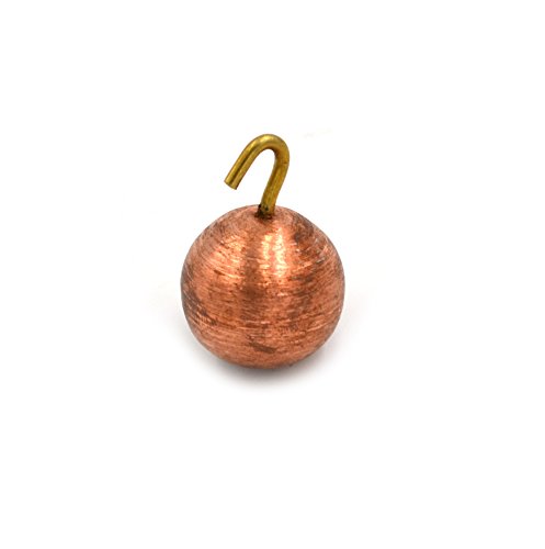 Image of EISCO Copper Pendulum Bob with Hook, 1 inch (25mm) Diameter