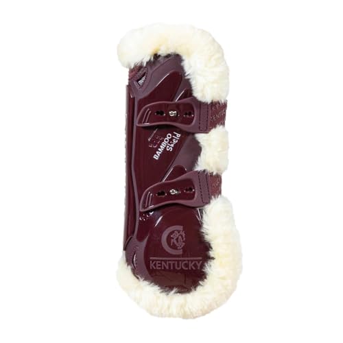 Guêtres de CSO Mouton Vegan S bordeaux pour le saut