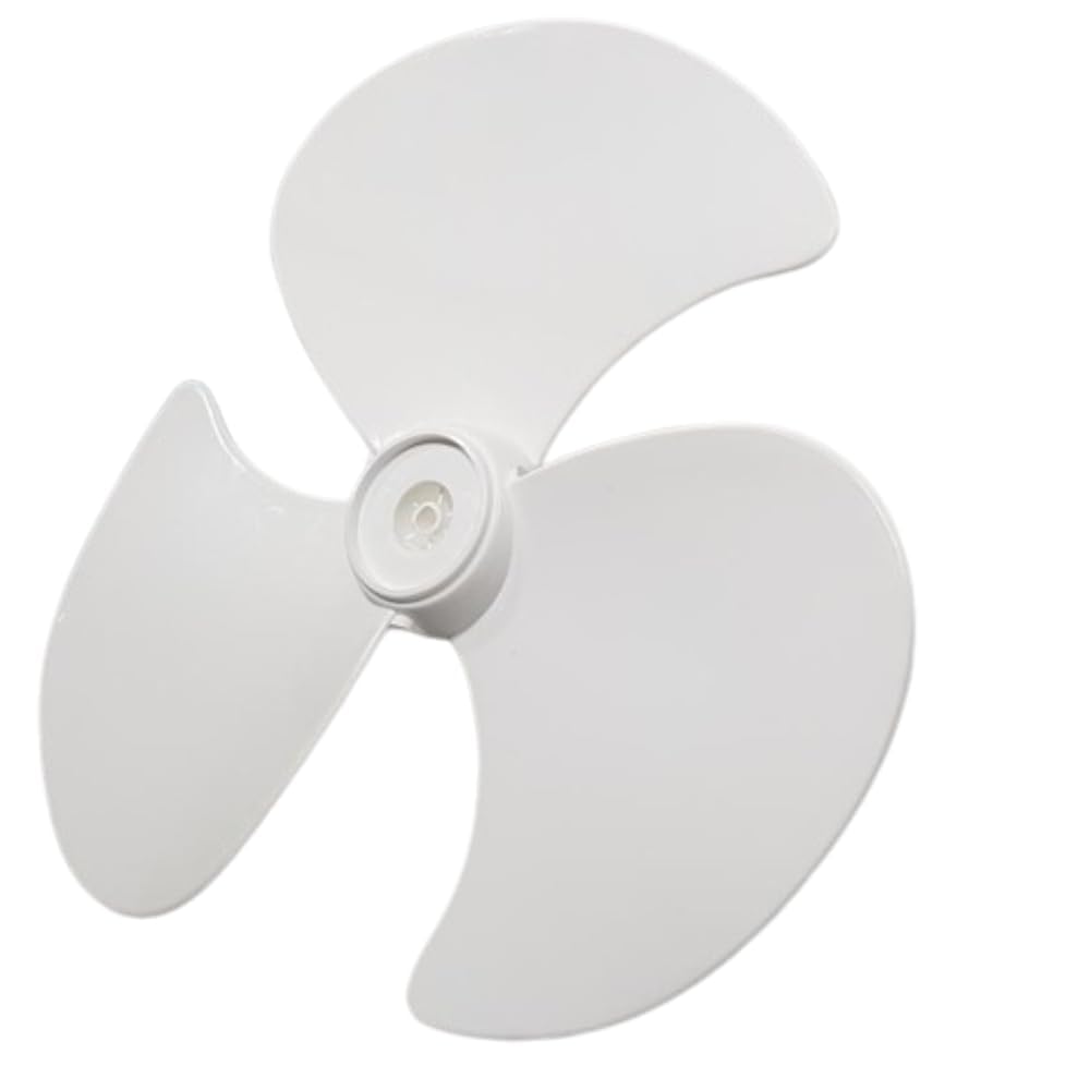 Fan Blade Replacement, Fan Leaf or Blade for400 mm/16 inch Sweep, 8 mm Hole, for Table, Wall, Pedestal Fans, Plastic