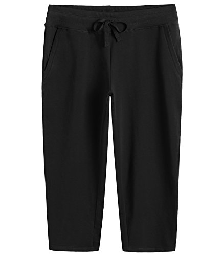 Weintee Women's Cotton Capri Pants with Pockets4