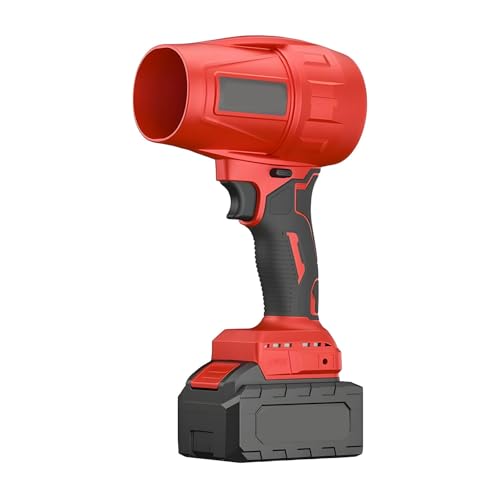 Asciugatrice per Auto, Soffiatore Turbo con Due batterie, Design Portatile Senza Fili, Alta Potenza 40000 Giri/min, Spinta Elevata 800 g, per la Pulizia Esterna di Foglie Cadute, Neve