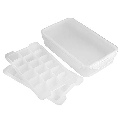Molde para cubitos de hielo con tapa y caja de almacenamiento miniatura 2