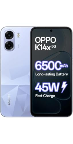 OPPO k14x 5g (Ice Blue) (4gb+128gb)