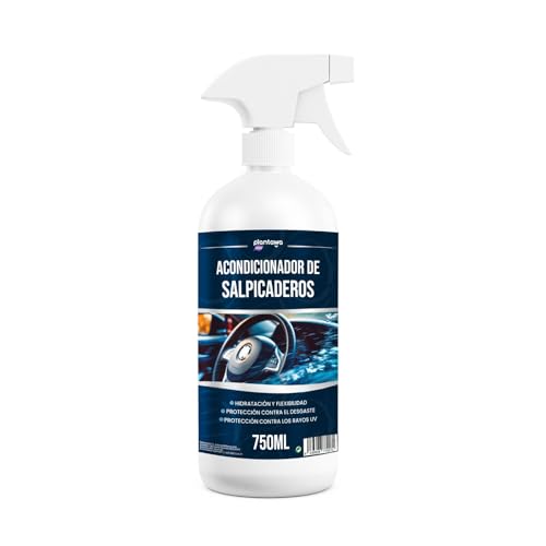 PLANTAWA Acondicionador de Salpicaderos Coche 750ml | Hidratador de Plásticos y Gomas | Recupera Color y Protege del Sol | Abrillantador para Interior y Exterior | Anti Polvo y Sin Manchas