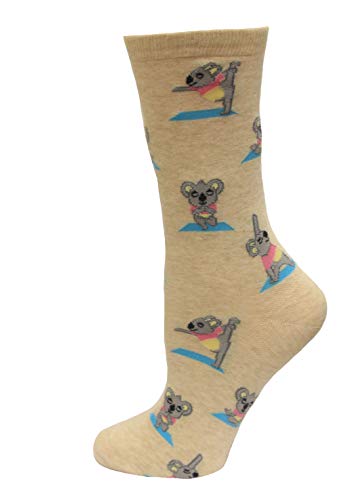 Image of HotSox Koala Socks, 1 Pair, Women Shoe 4-10