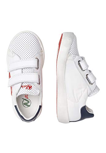 Naturino Annie VL-Sneaker con Patch Stella Bianco