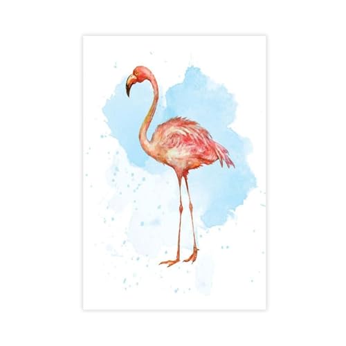 Peinture aquarelle animaux sauvages africains : 20 affiches toile 61x91 cm