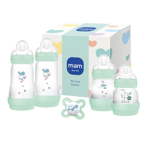 MAM Easy Start Anti-Colic Neugeborenen-Set, 0+ Monate, mint