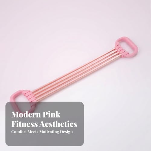 Image of Rubber Tubes Tube Resistance Exerciser Elastic Resistance Band with Handles Upper-Body Exercise Band with Handles Smooth Finish, 8-Tube Expander