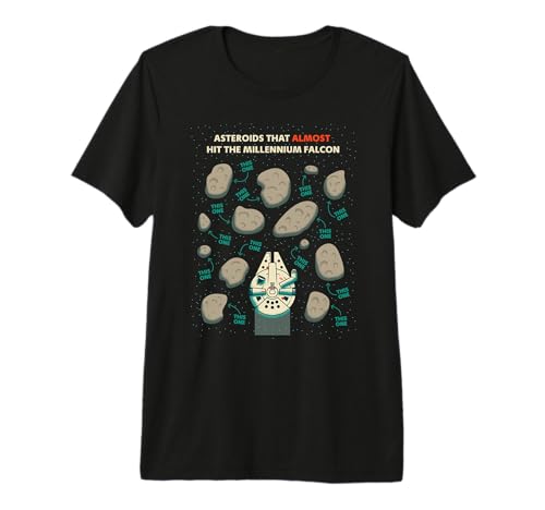 T-Shirt Millenium Falcon Star Wars Finition Premium Haute Qualité