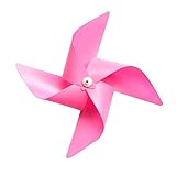 Gadpiparty 10stücke Windmühle Aus Kunststoff Windrad Windspiel Gartendekoration Für Rasenpartys Kinderspielzeug Rosa