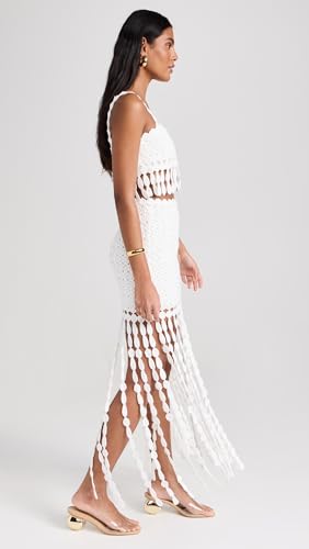 Saylor Women's Elie Fringe Midi Skirt Set4