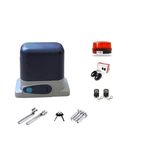 Abridor automático de puerta corredera 800KGS Residencial Automático Deslizante Gear Rack Drive Operador de puerta eléctrica con control remoto for abridor WiFi App Control para puerta corredera (Col