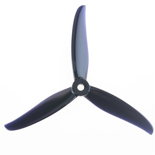 Hélice de 3 palas de 5 pulgadas para dron 4937 FPV repuesto color negro hélice tri-pala