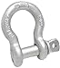T9640635 Galvanized Screw Pin Anchor Shackle, 0.375-In. - Quantity 10