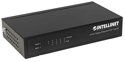 Switch Fast Ethernet boîtier métal robuste 5 ports avec technologie PoE+ - 3