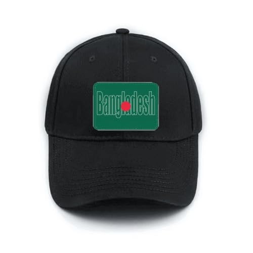 Casquette Bangladesh noire pour vos sorties et loisirs extérieurs