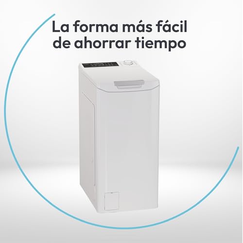 Miniatura 9 de Candy Prowash 500 Tca286tm5-S Lavadora Carga Superior 8 Kg, 1200 Rpm, Display Digital, Conectividad Wi-Fi, Snap Wash, 17 Ciclos, Inverter, Inicio Diferido 24h, Apertura Gentle Touch, 77 Db, Blanco