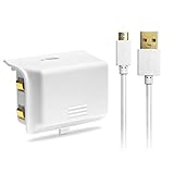 MoKo Xbox One/One S Rechargeable Battery Pack Controller Charger, 2000mAh Extended Charge Power Kit...