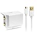 MoKo Xbox One/One S Rechargeable Battery Pack Controller Charger, 2000mAh Extended Charge Power Kit for Xbox One One S One X Xbox One Elite Controllers, White