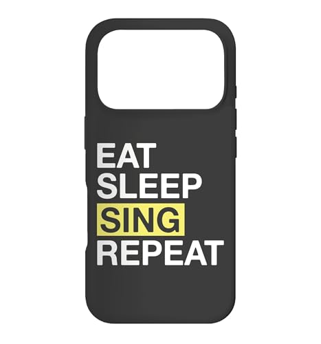 Singer Eat Sleep Sing Repeat Singing Lover �X�}�z�P�[�X iPhone 17 Pro �p