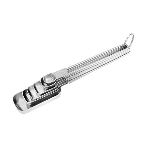 Fox Run Measuring Spoon Set, Stainless Steel, 6-Piece #TOP4