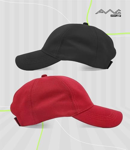 Image of AWG ALL WEATHER GEAR Baseball Cap for Men | UPF 50+ Sun Protection, Moisture-Wicking Sweat Band | Gym, Cricket, Golf Free Size for Teens, Men & Women