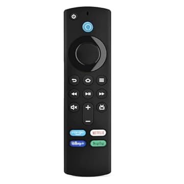 Controle de Voz Compatível com Fire TV Stick, 4K, Lite e Fire TV Cube – Funciona com 1ª, 2ª e 3ª Geração – Teclas de Atalho e Fácil de Usar
