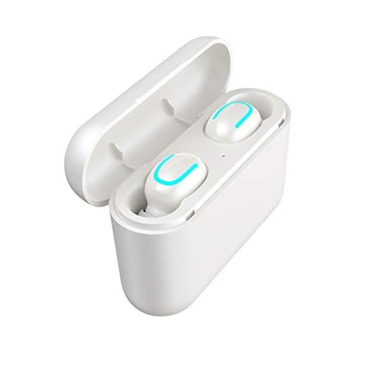 Volity TWS Wireless Earbuds, Livoty Stereo Sound Wireless Headphones Wireless Sport Earbud with Charging Case Mini in-Ear Sports Earphones Noise Cancelling Headsets, Bluetooth Earbuds