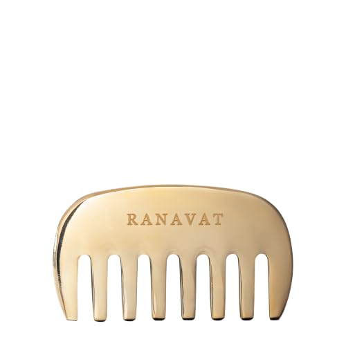 Peine Ranavat Kansa de Dientes Anchos y Masajeador miniatura 1