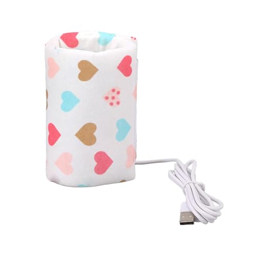 Funda para calentar biberones, funda para mantener el biberón caliente,Cubierta térmica para biberones, cubierta aislante para calentador de leche USB - Guardián del calor de la leche, bolsa de calent