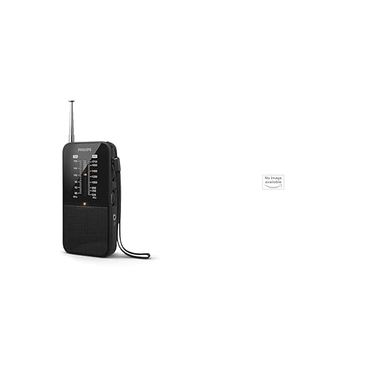 Philips TAR1509 Radio Portable FM/MW + Philips Lot de 40 Piles alcalines Ultra AAA