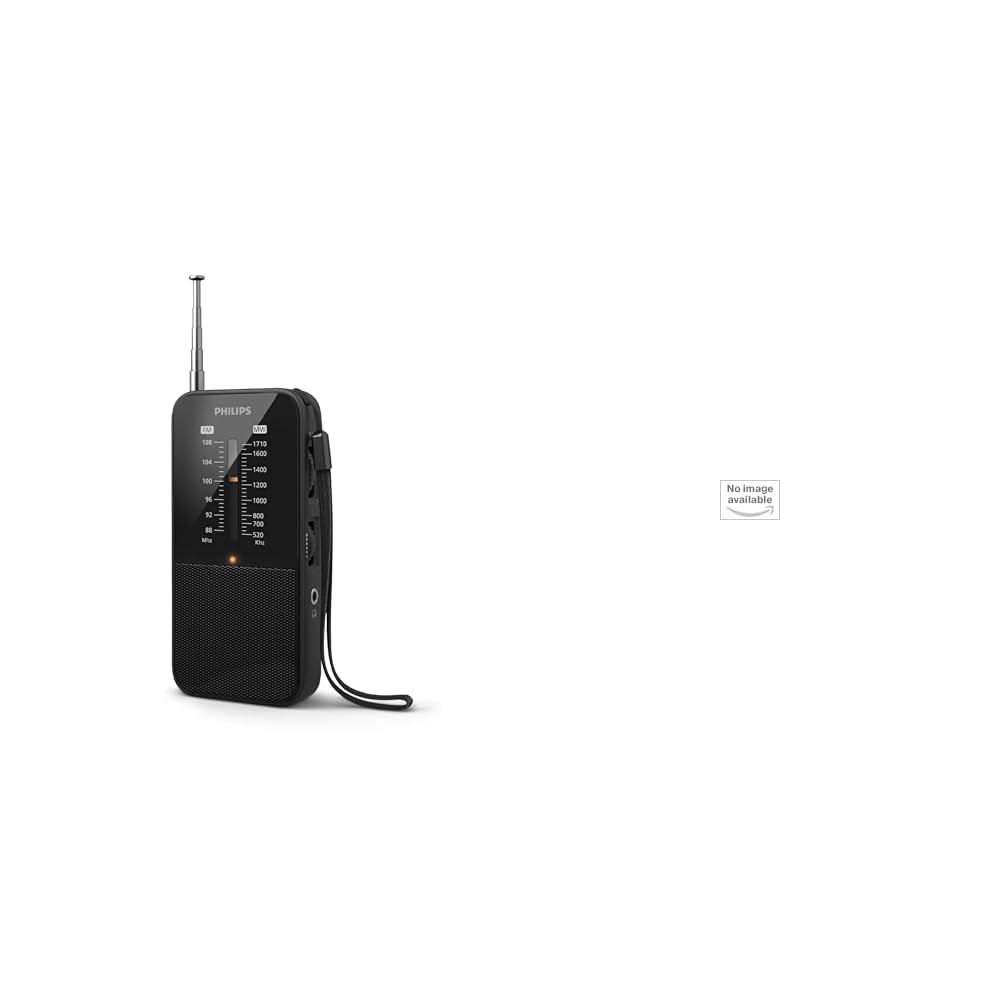 Radio transistores Philips TAR1509 portátil FM MW pequeña con pilas alcalinas AAA 4
