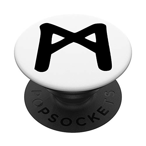 Mannaz Rune Viking Runic Alphabet Mankind Fortune PopSockets PopGrip: Agarre intercambiable para...